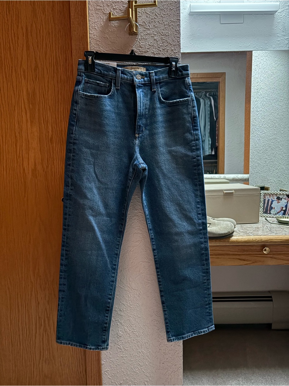 Joe's Jeans Women's Straight Leg Dark Blue Denim